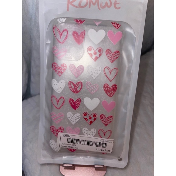 Valentines Hearts Clear iPhone 11 Pro Max Case ❤️ - Picture 10 of 17